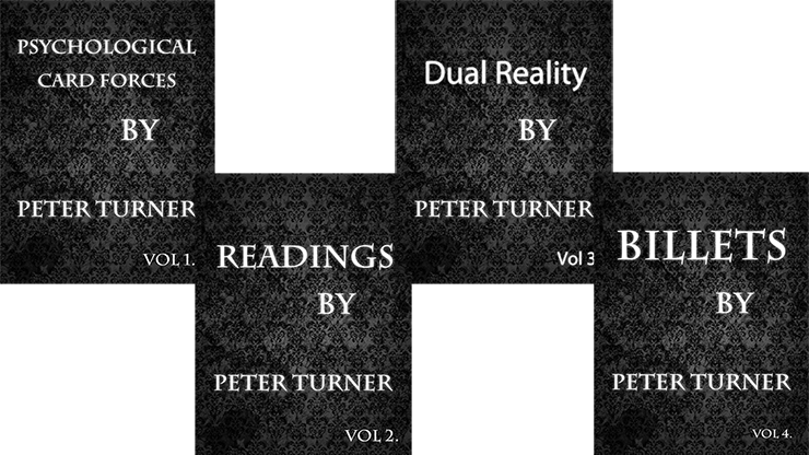 【Murphy's Magic DL】4 Volume Set of Reading, Billets, Dual Reality and Psychological Playing Card Forces by Peter Turner eBook DOWNLOAD