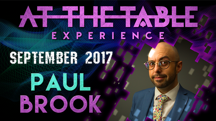 【Murphy's Magic DL】At The Table Live Lecture - Paul Brook September 20th 2017 video DOWNLOAD