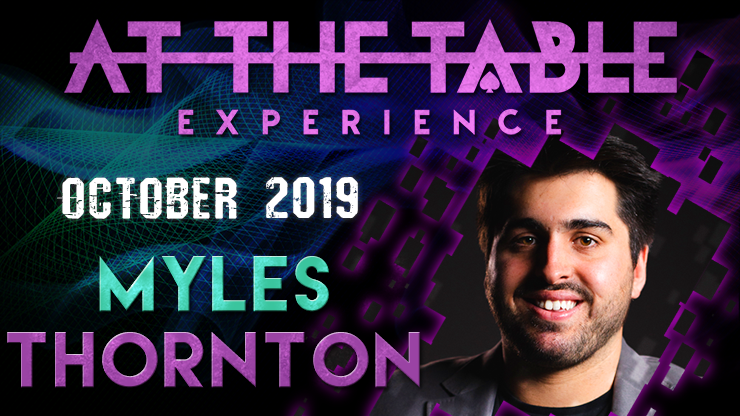 【Murphy's Magic DL】At The Table Live Lecture - Myles Thornton October 16th 2019 video DOWNLOAD