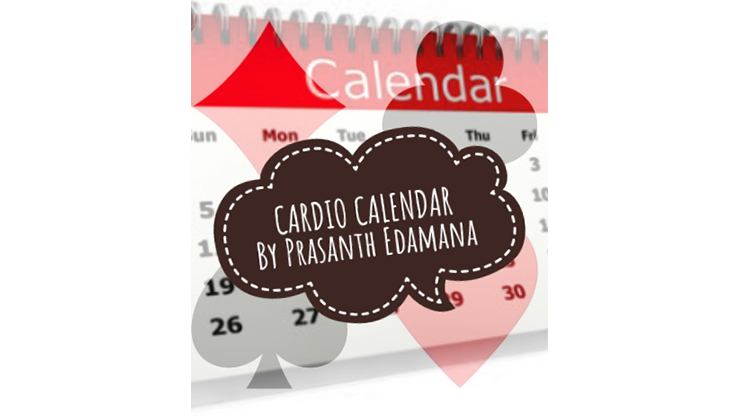 【Murphy's Magic DL】『カードioカレンダー』 プラサント・エダマナ / Cardio Calendar by Prasanth Edamana Mixed Media DOWNLOAD