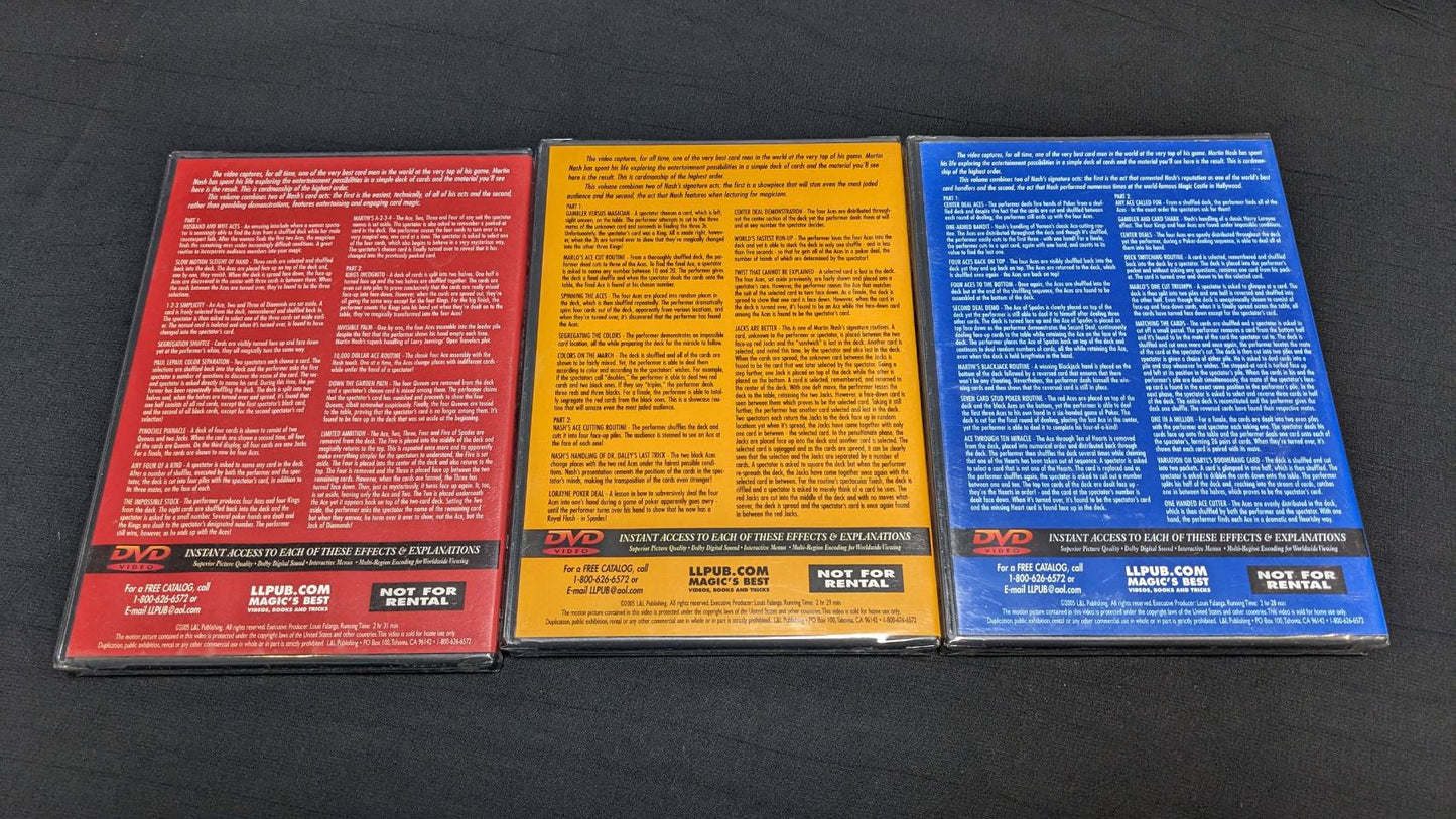 【中古:状態S】Very Best of Martin Nash Vol 1-3