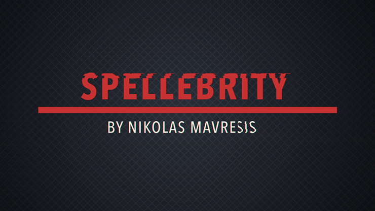 【Murphy's Magic DL】Spellebrity by Nikolas Mavresis video DOWNLOAD