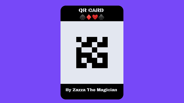 【Murphy's Magic DL】『QRカード』 ザッザ・ザ・マジシャン / QR CARD By Zazza The Magician Mixed Media DOWNLOAD