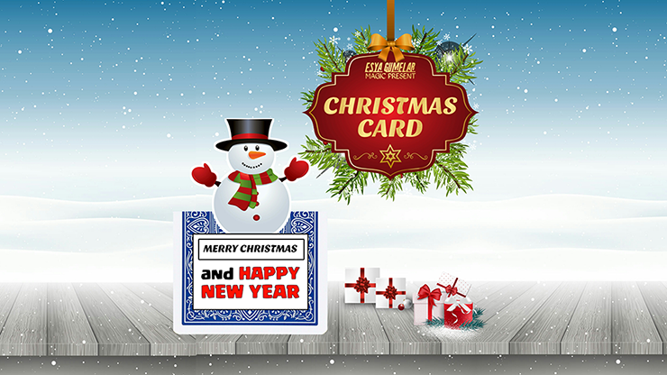 【Murphy's Magic DL】『クリスマスカード』 エスヤ・ジー / Christmas Card by Esya G mixed media DOWNLOAD