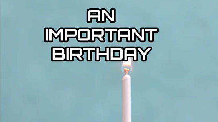 【Murphy's Magic DL】An Important Birthday by Jacob Pederson video DOWNLOAD