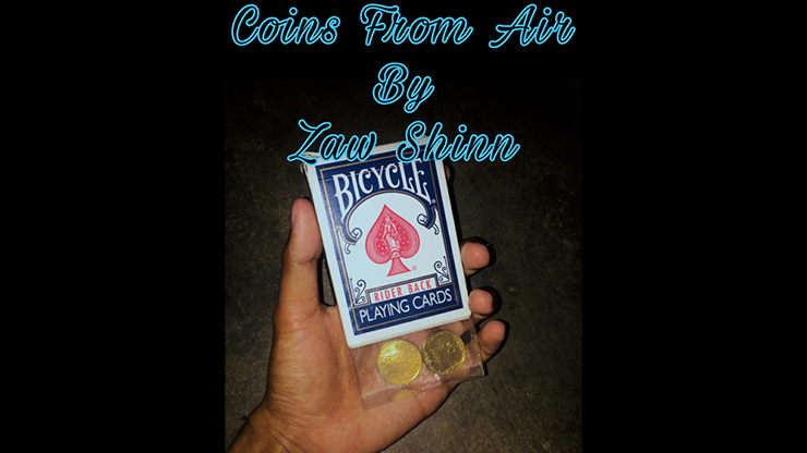 【Murphy's Magic DL】Coins From Air by Zaw Shinn video DOWNLOAD