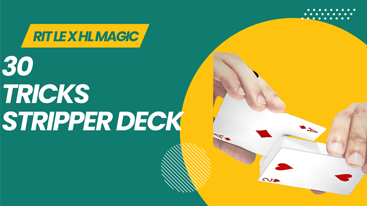 【Murphy's Magic DL】30 TRICKS STRIPPER DECK by RIT LE X HL MAGIC video DOWNLOAD