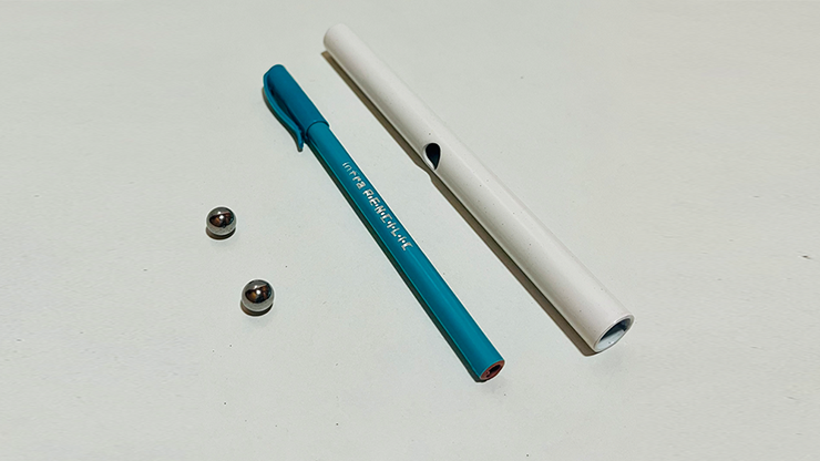 【新品】スティールボールスルーペン Steel Ball Through Pen by The Essel Magic