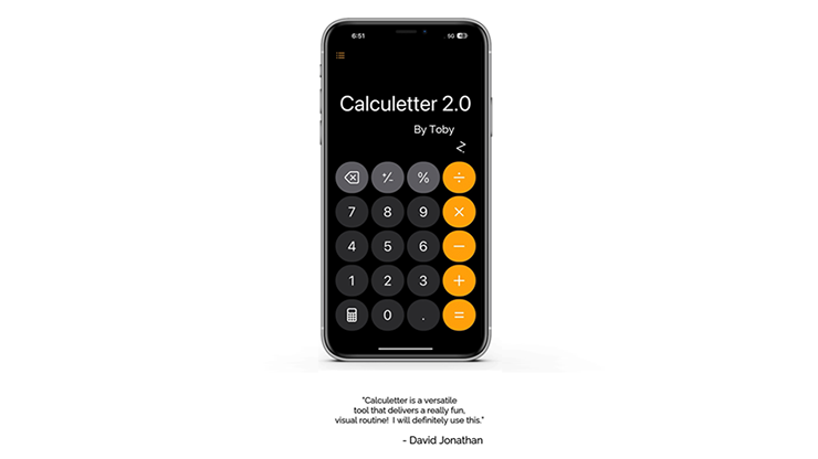 【Murphy's Magic DL】 『カルキュレッター2.0』 トビー・ゼット / Calculetter 2.0 by Toby Z. video DOWNLOAD