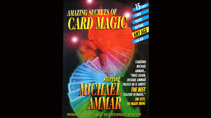 【Murphy's Magic DL】Amazing Secrets of Card Magic by Michael Ammar video DOWNLOAD