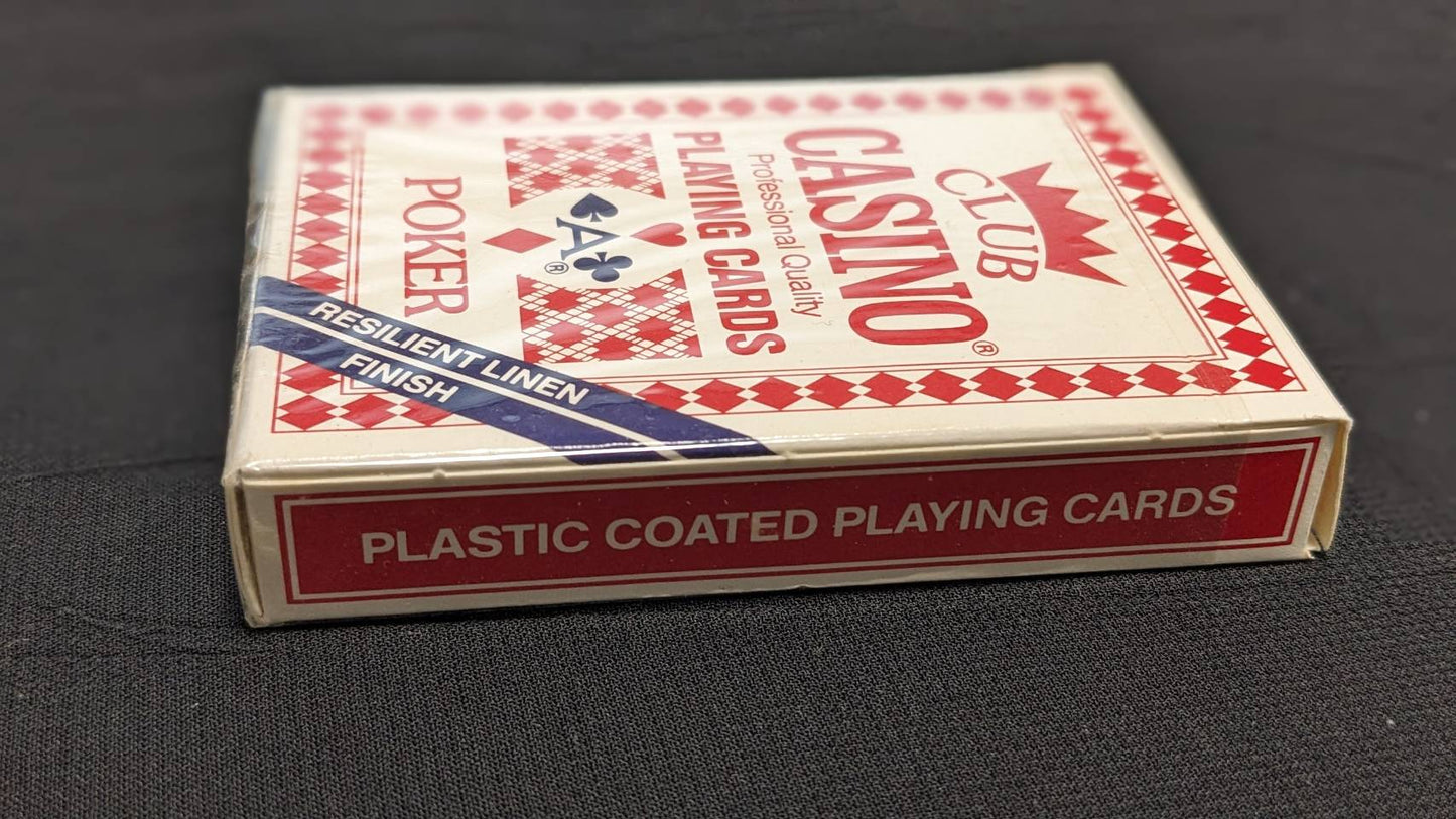 【中古:状態A】CLUB CASINO PLAYNG CARDS(赤)