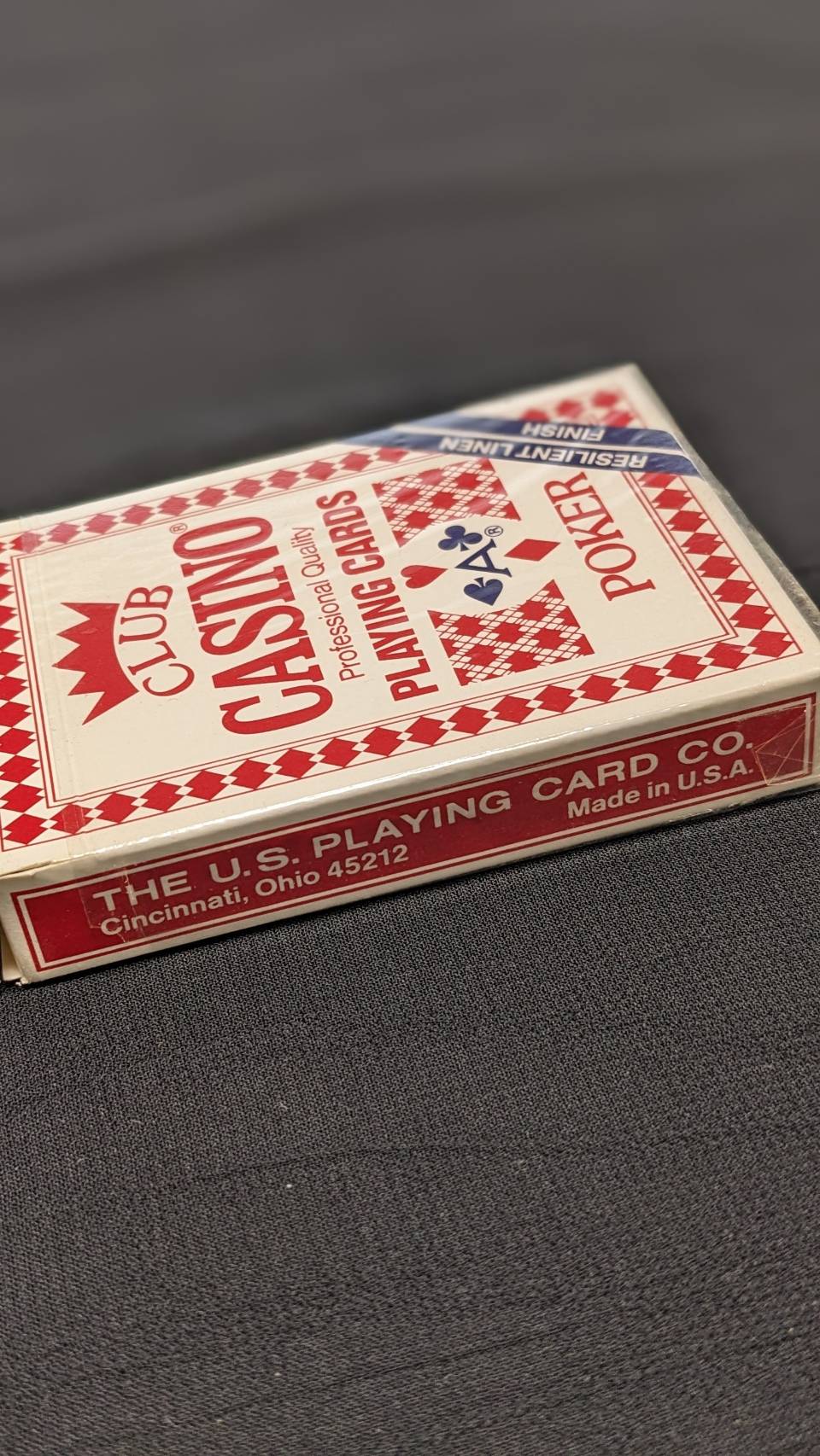 【中古:状態A】CLUB CASINO PLAYNG CARDS(赤)
