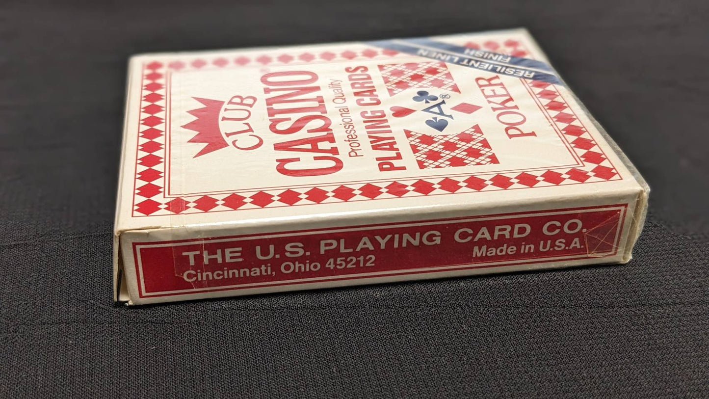 【中古:状態A】CLUB CASINO PLAYNG CARDS(赤)