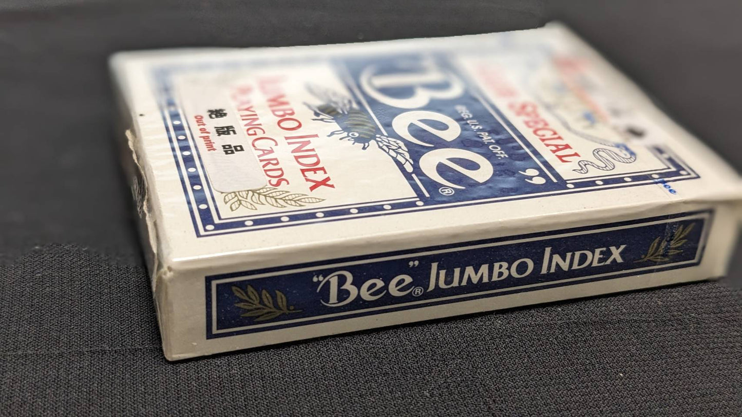 【中古:状態S】Cards Bee Poker Jumbo index(青)