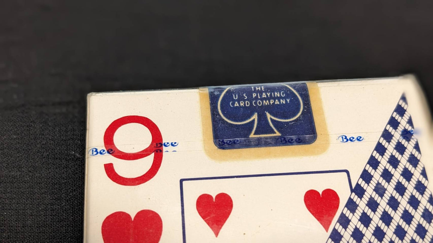 【中古:状態S】Cards Bee Poker Jumbo index(青)