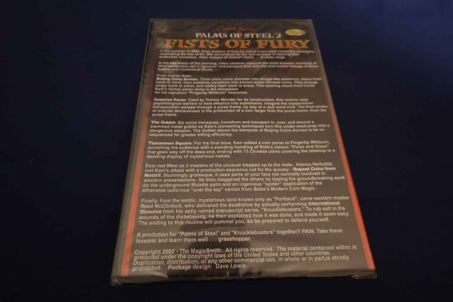 【中古:状態A】Palm of Steel 2 : Fists of Fury