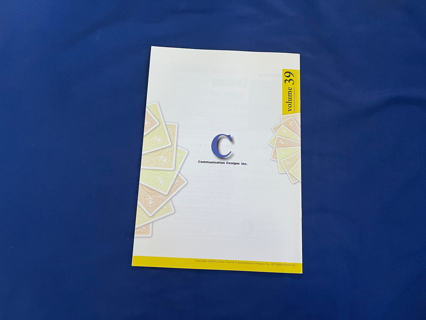 【中古:状態A】monthly magic lesson vol.39