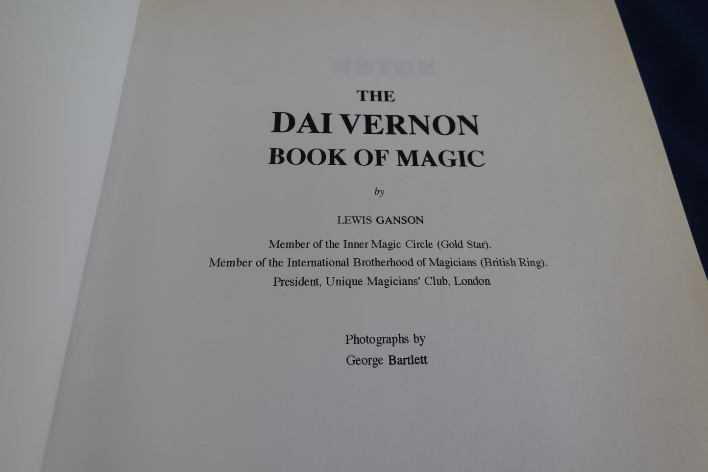 【中古:状態A】THE DAI VERNON BOOK OF MAGIC(洋書)