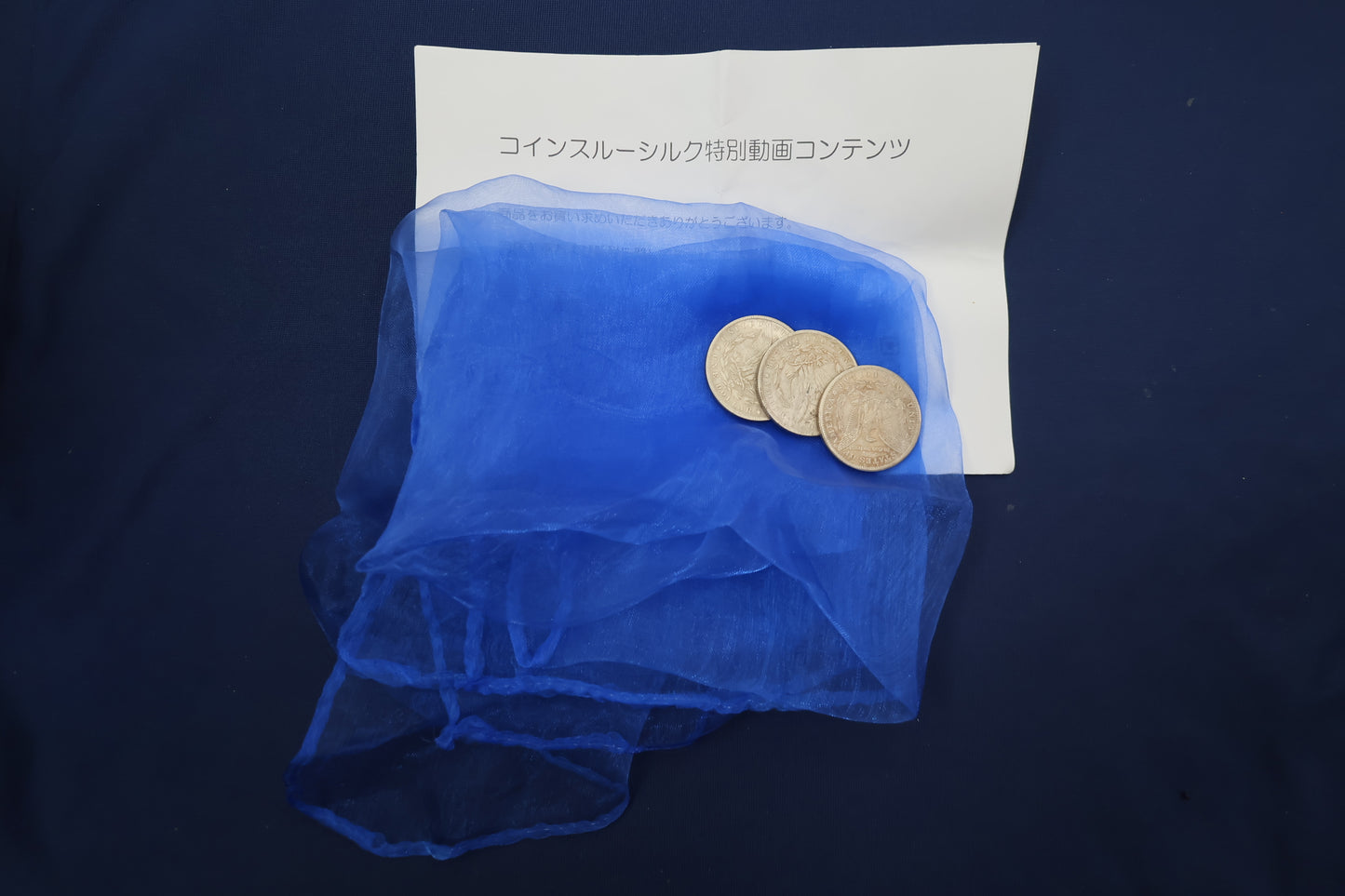 【中古:状態A】コインスルー・シースルーシルク(青)