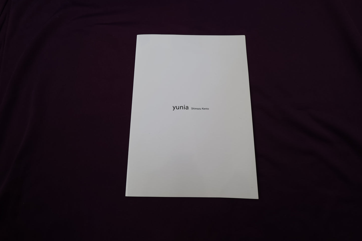 【中古:状態A】yunia by Shimazu Kento
