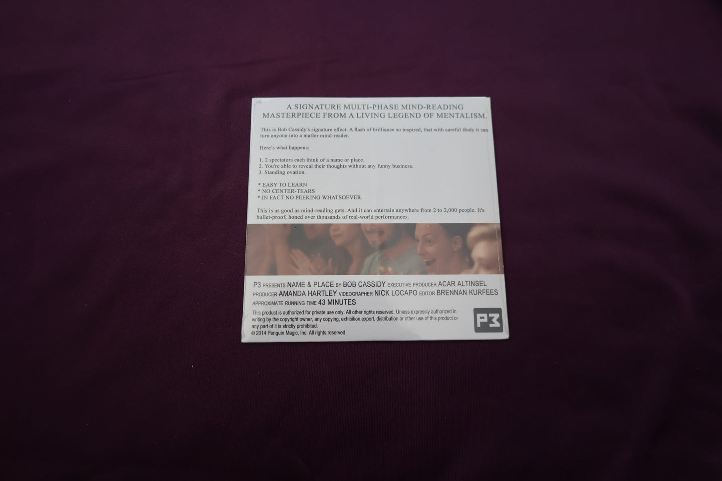 【中古:状態S】Name and Place by Bob Cassidy