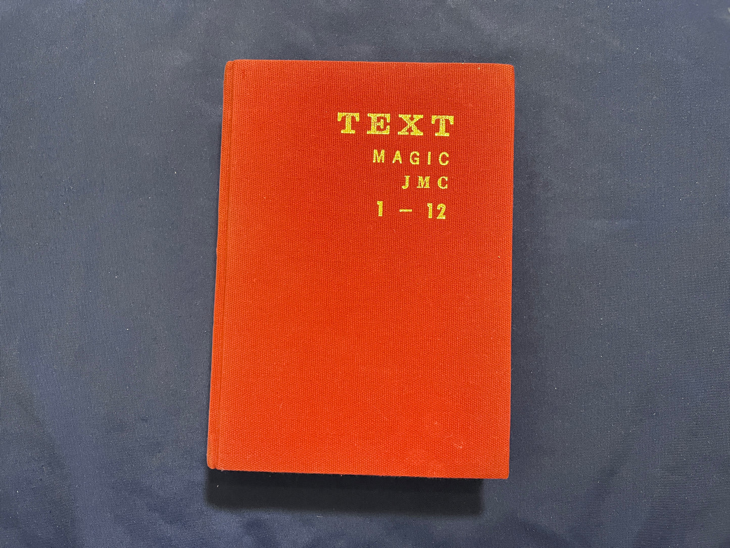 【中古:状態C】JMC TEXT 合本 1-12