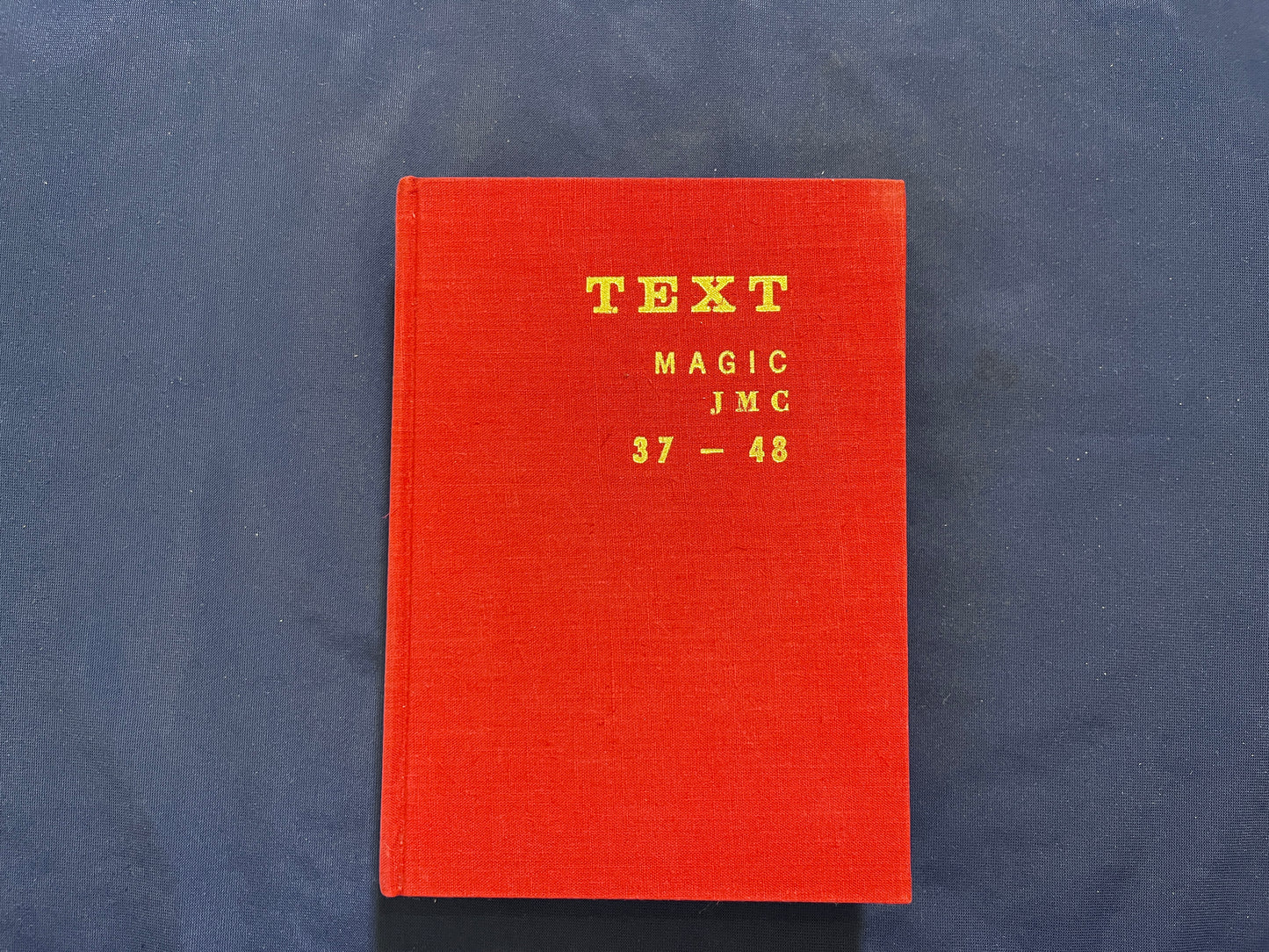 【中古:状態C】JMC TEXT 合本 37-48
