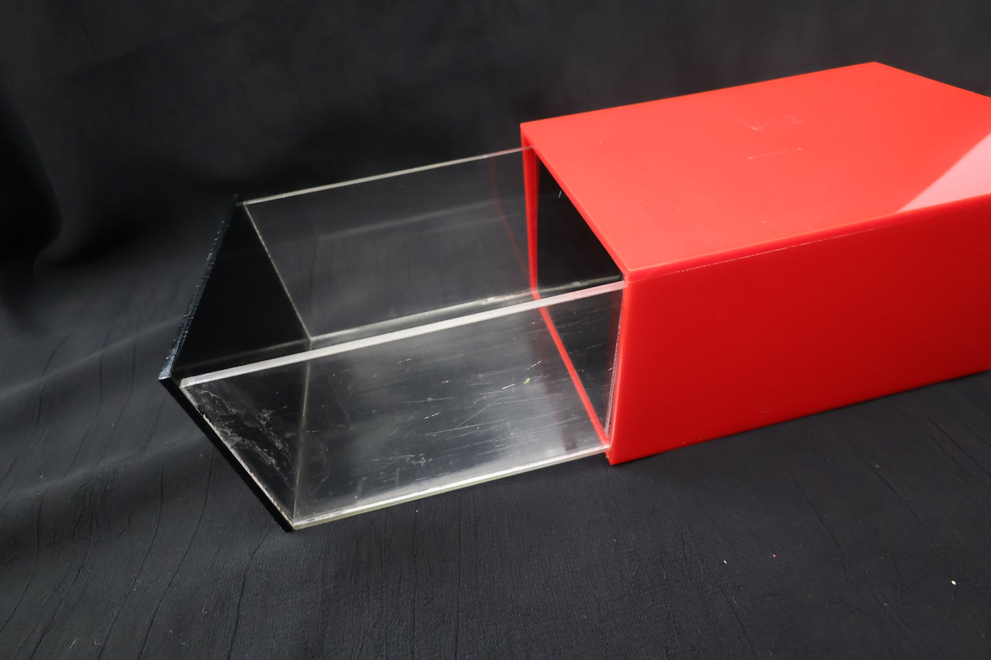 【中古:状態C】透明引き出し箱