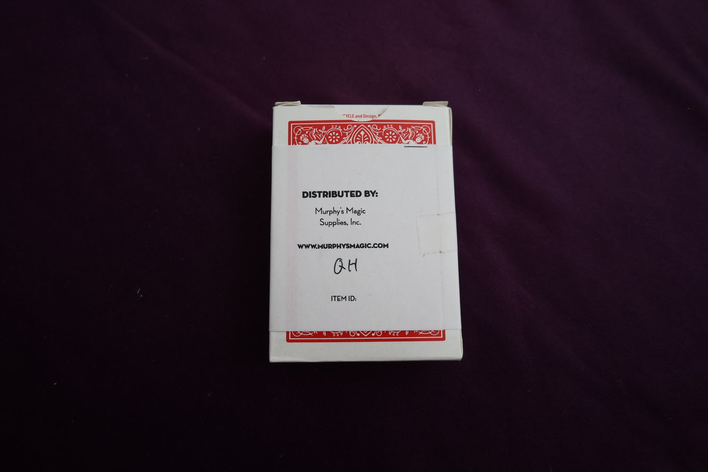 【中古:状態A】BICYCLE GAFF CARDS 1-WAY FORCING DECK(赤裏:ハートのQ)