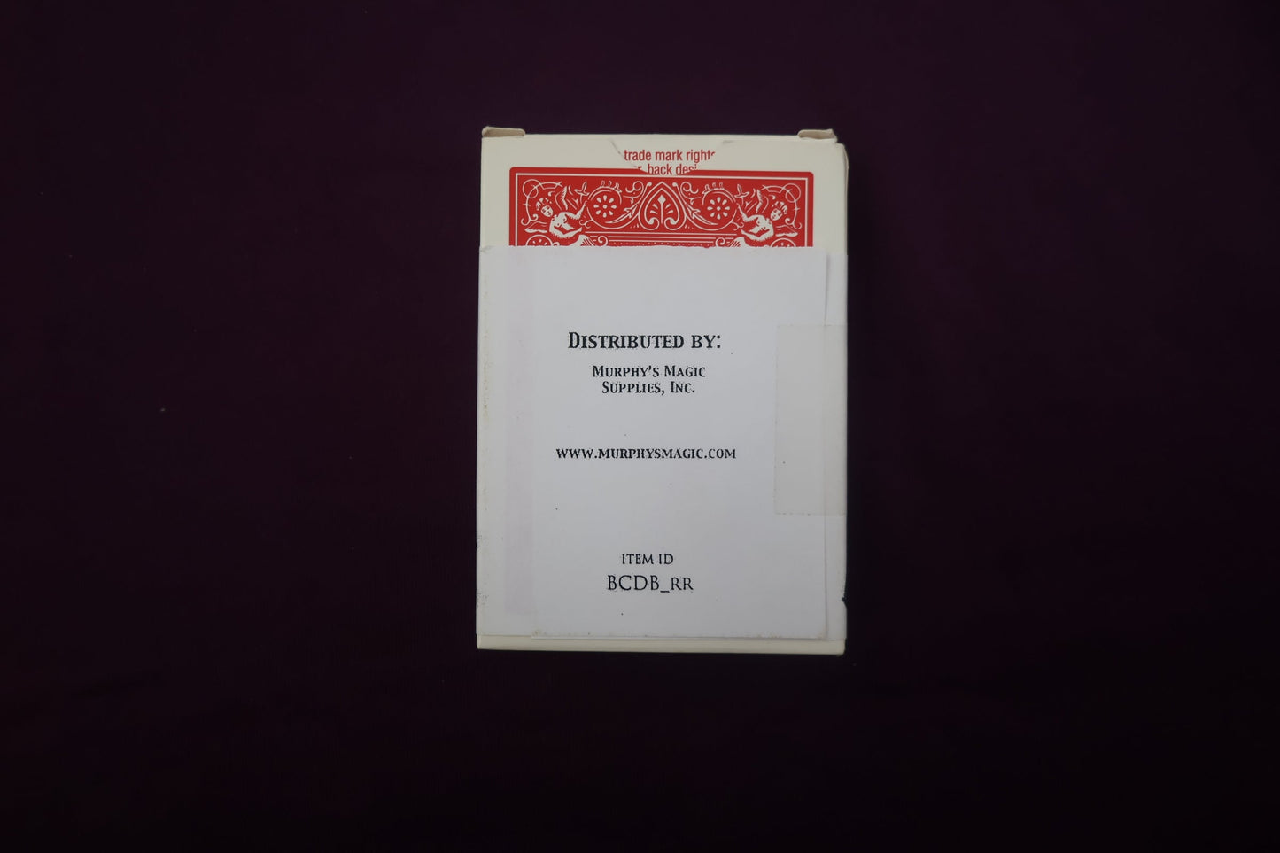 【中古:状態C】BICYCLE GAFF CARDS DOUBLE BACK(赤/赤)