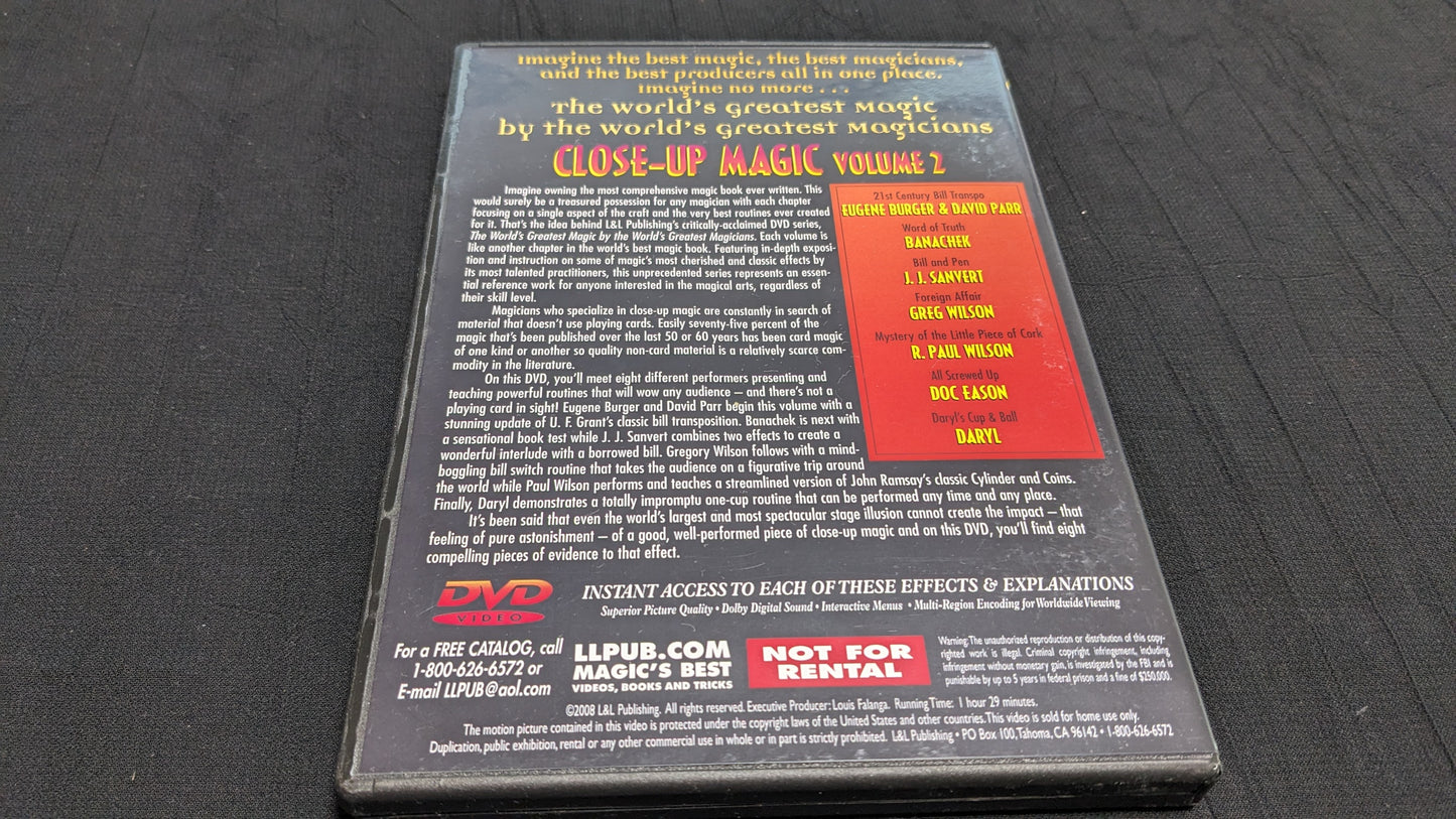 【中古:状態A】-World Greatest-CLOSEUP MAGIC vol2