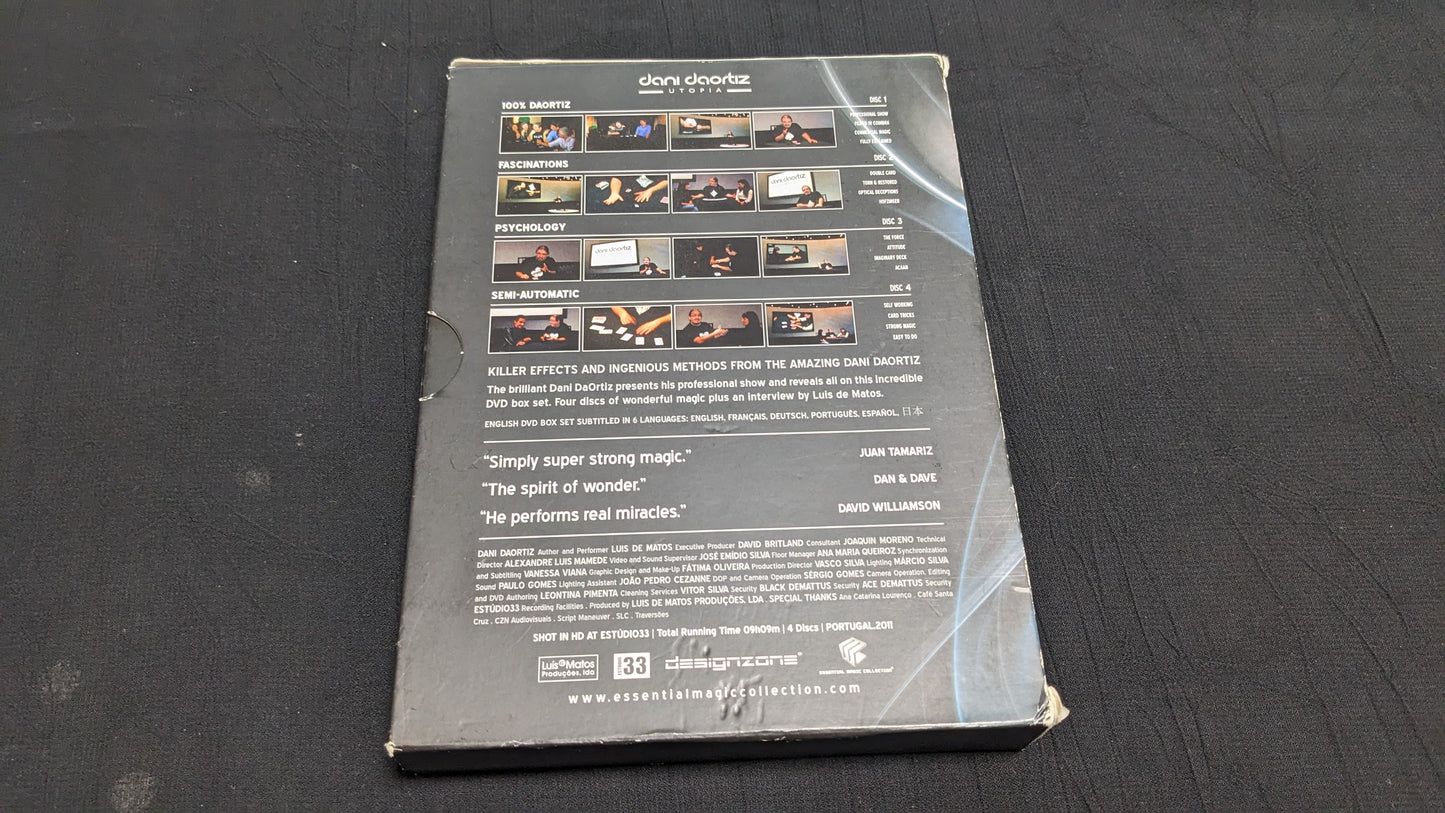 【中古:状態B】Utopia (日本語字幕付き・4枚組DVD) by Dani DaOrtiz