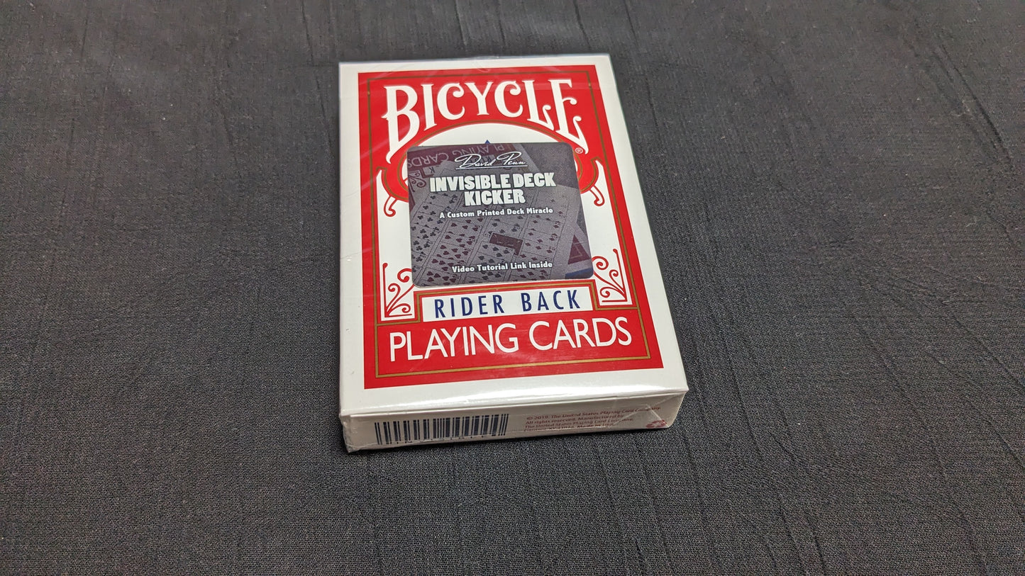 【中古:状態S】Invisible Deck Kicker (印刷のカードが裏返る) by David Penn