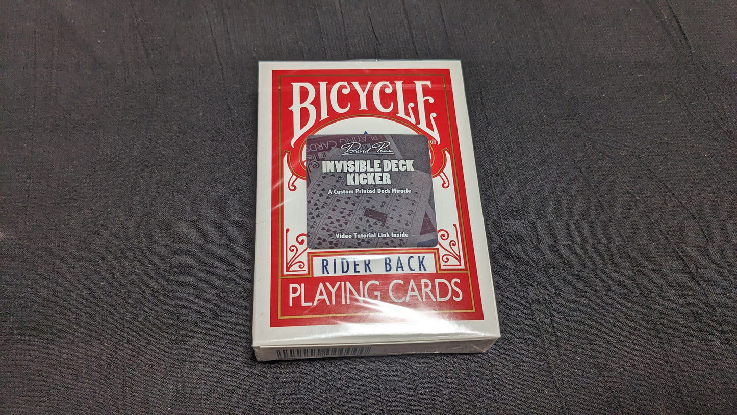 【中古:状態S】Invisible Deck Kicker (印刷のカードが裏返る) by David Penn