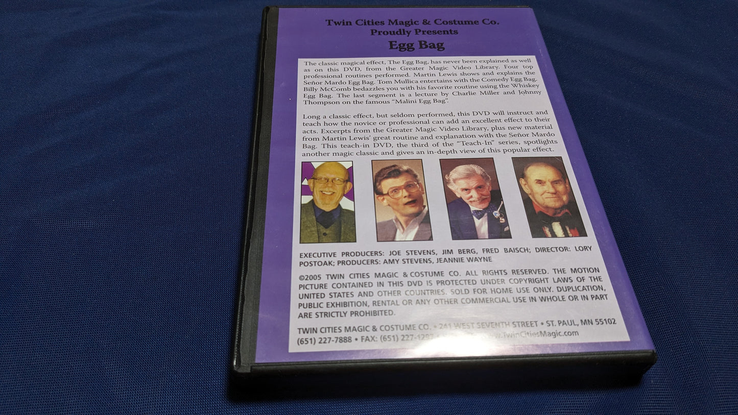 【中古:状態B】Egg Bag DVD by Greater Magic Teach In