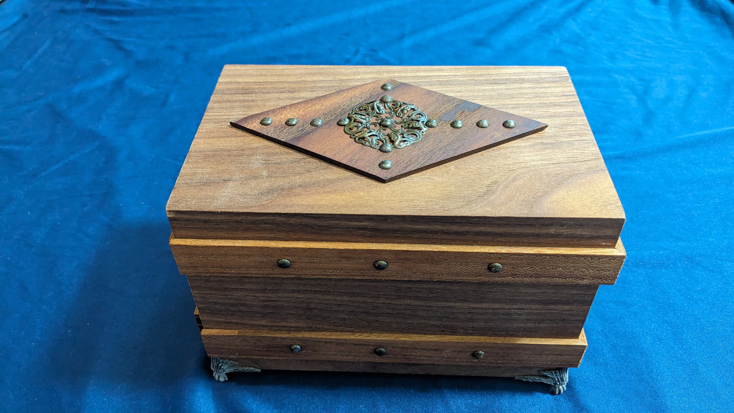 【中古:状態A】木製引き出し箱