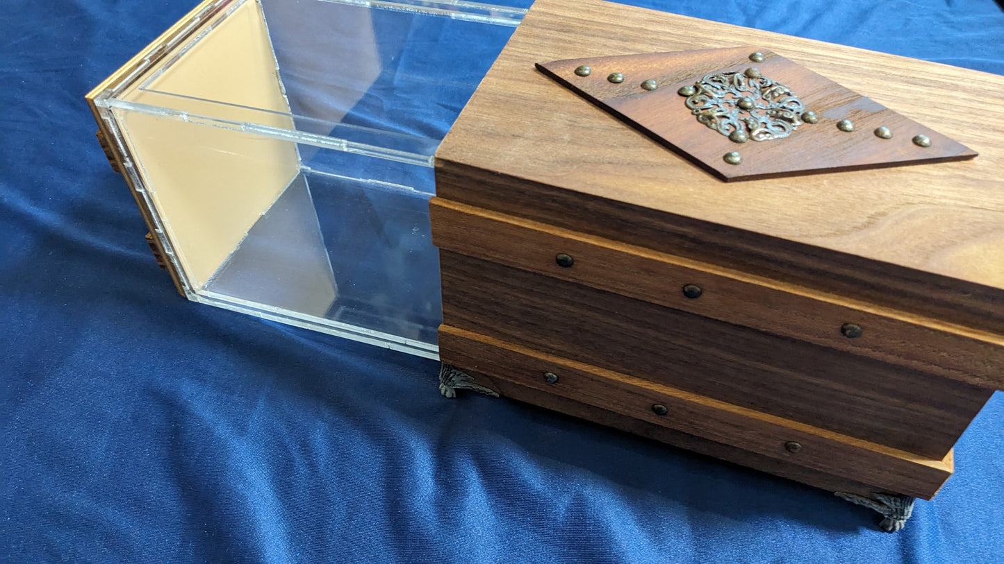 【中古:状態A】木製引き出し箱