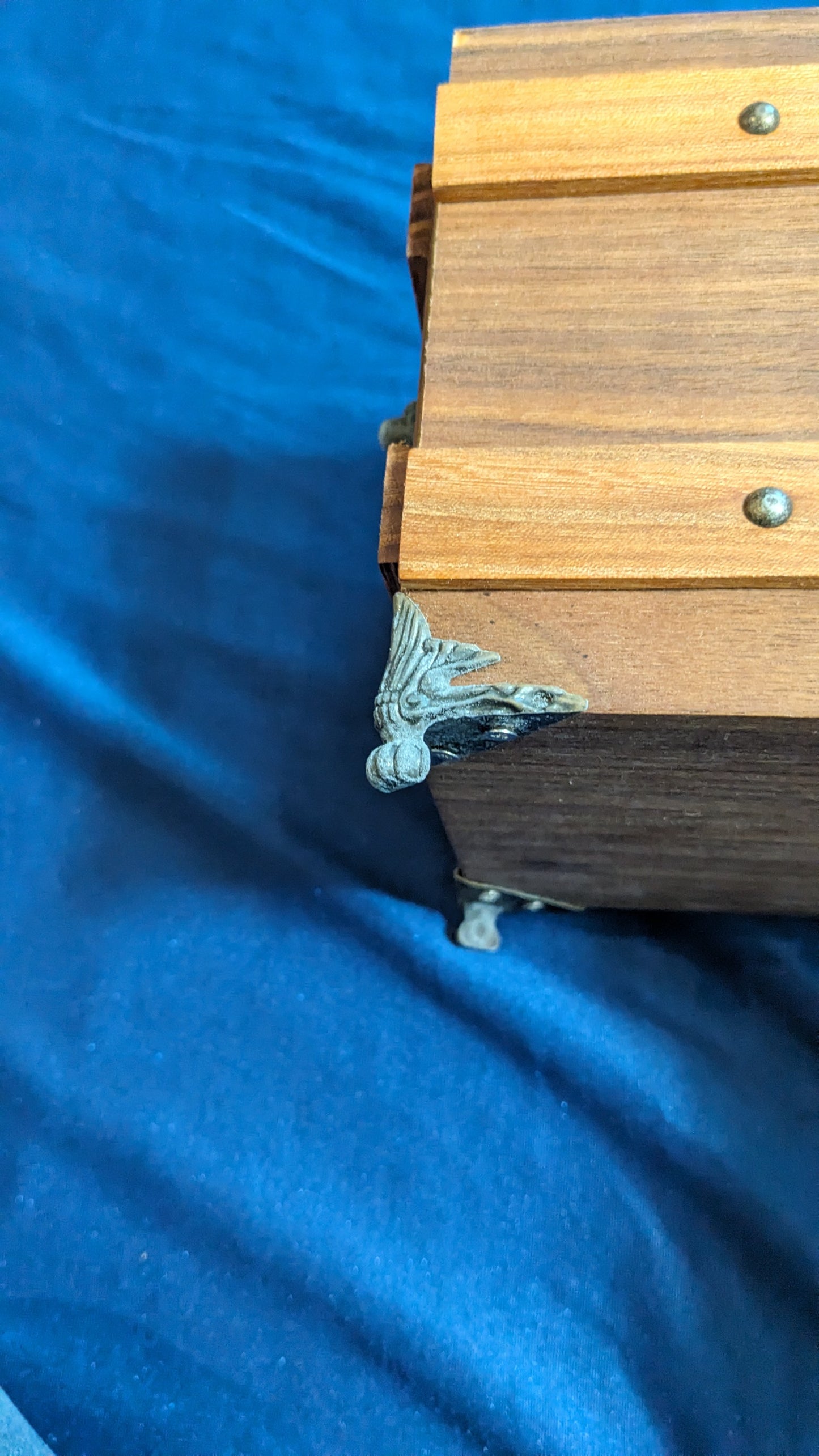 【中古:状態A】木製引き出し箱