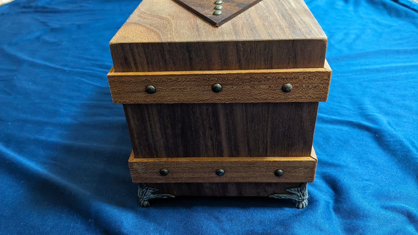 【中古:状態A】木製引き出し箱