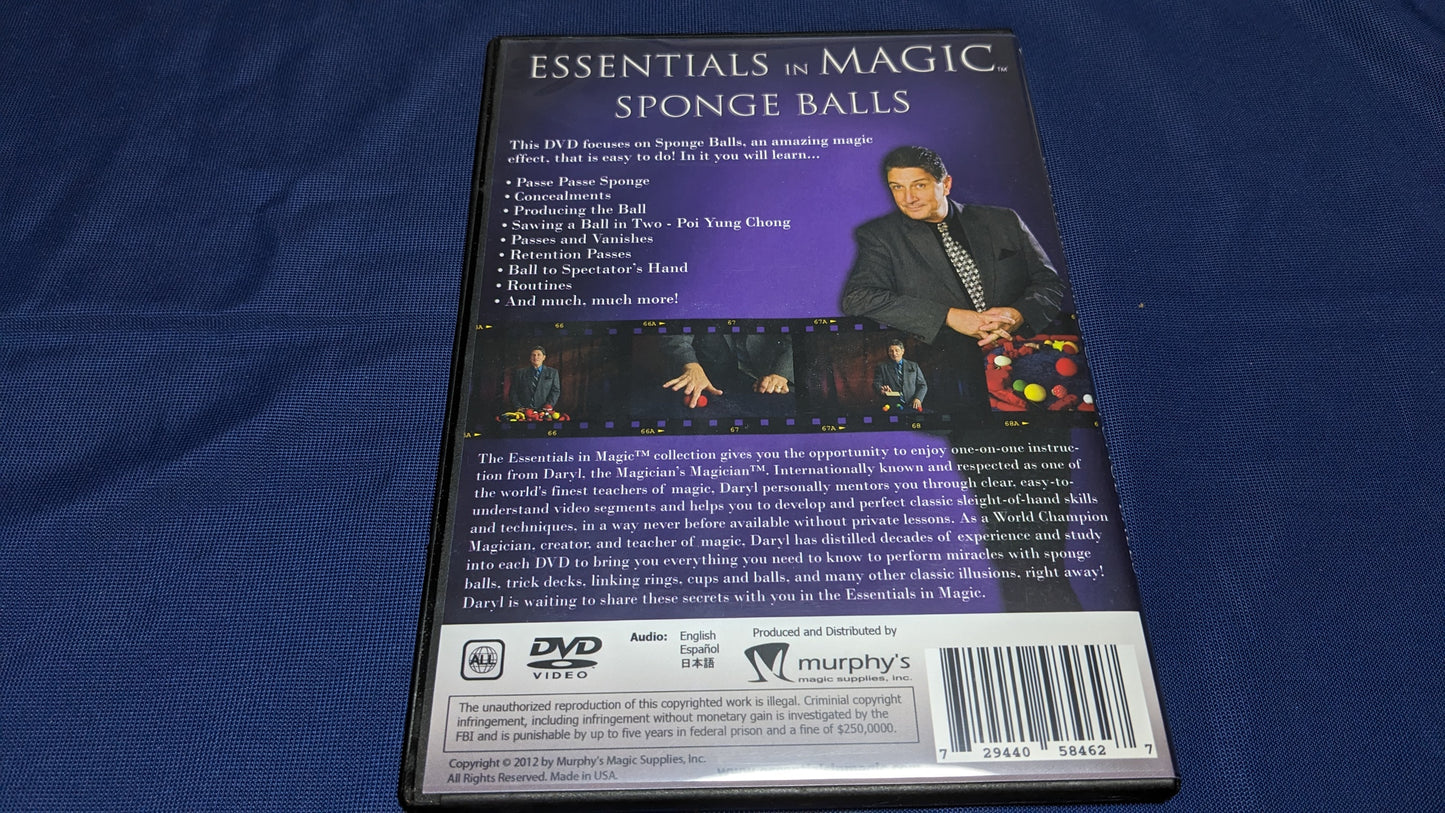 【中古:状態A】Essentials in Magic スポンジボール by Daryl