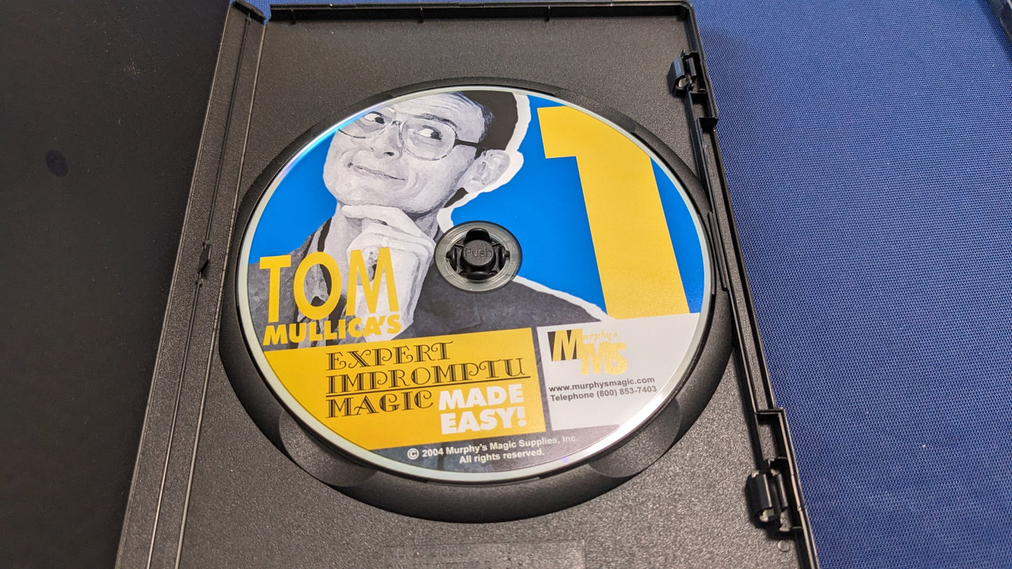【中古:状態A】Tom Mullica Expert impromptu magic made easy 3巻セット