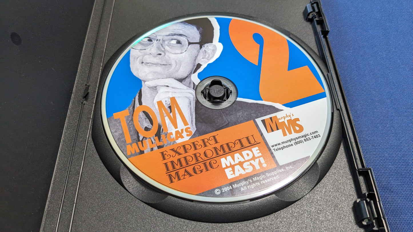 【中古:状態A】Tom Mullica Expert impromptu magic made easy 3巻セット