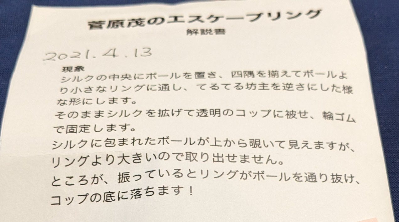 【中古:状態C】エスケープリング by菅原茂