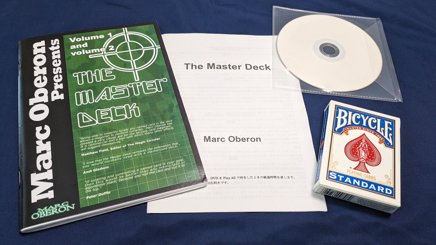 【中古:状態A】Master Deck by Marc Oberon