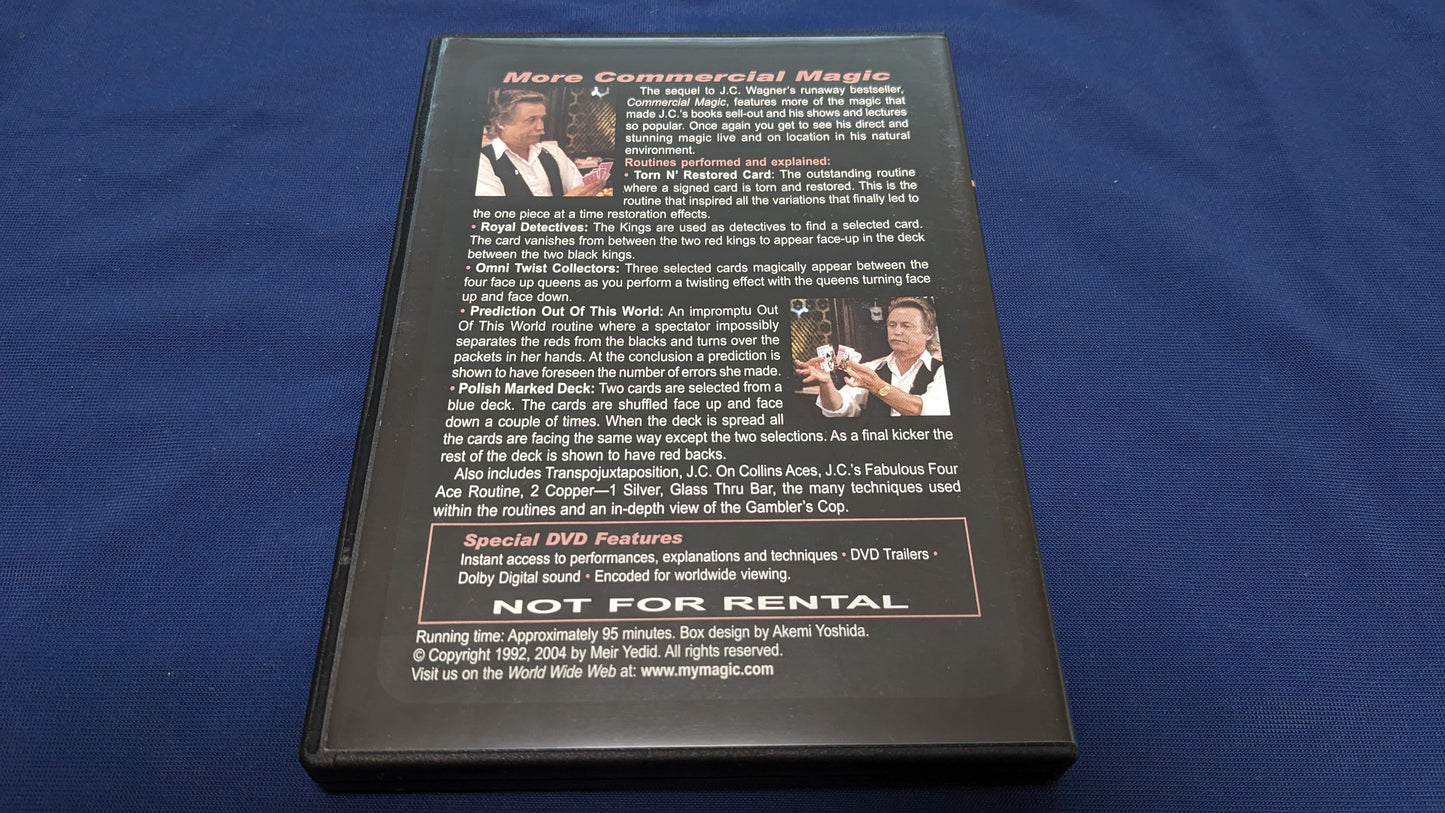 【中古:状態A】J.C. Wagner's More Commercial Magic Vol. 2 (DVD)
