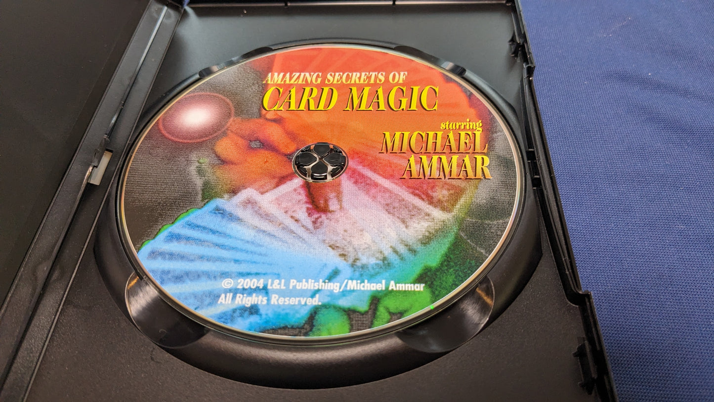 【中古:状態A】AMAZING SECRETS OF CARD MAGIC (MICHAEL AMMAR)