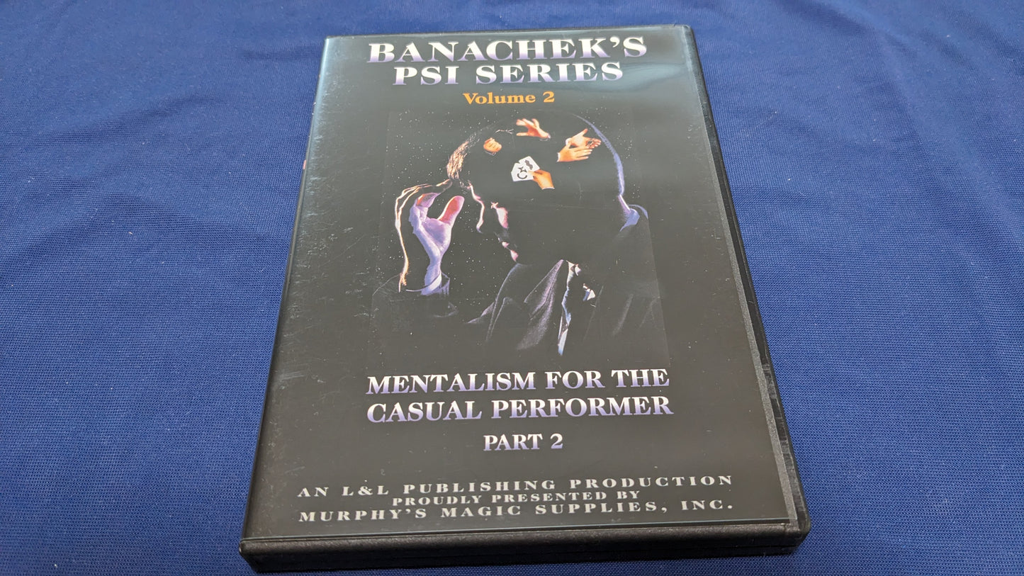 【中古:状態A】Banachek's PSI Series Vol 2 - DVD