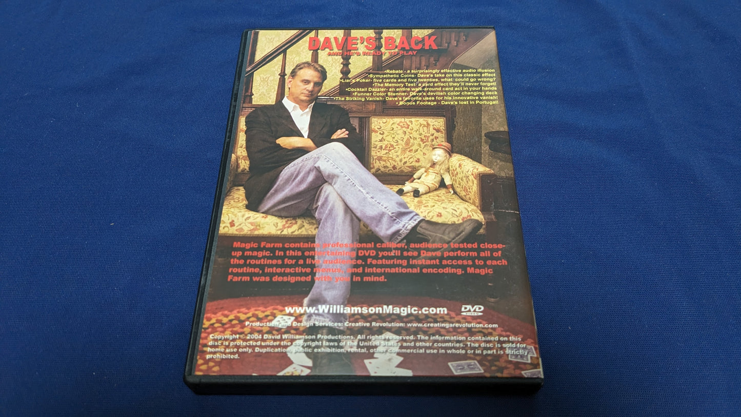 【中古:状態A】Magic Farm David Williamson, DVD