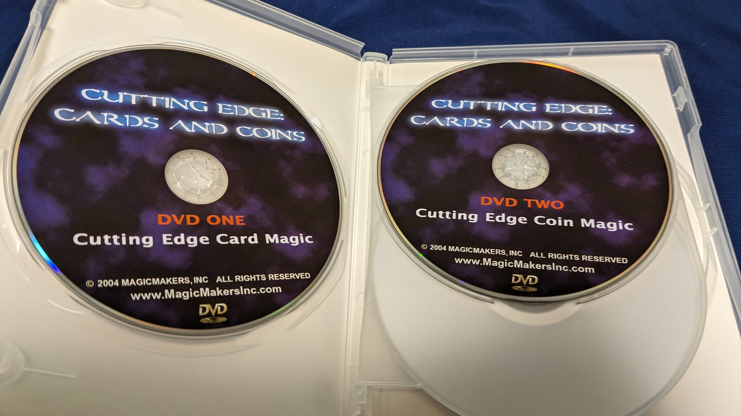 【中古:状態A】Cutting Edge Cards and Coins with Jason Dean and John Born (3 DVDs)