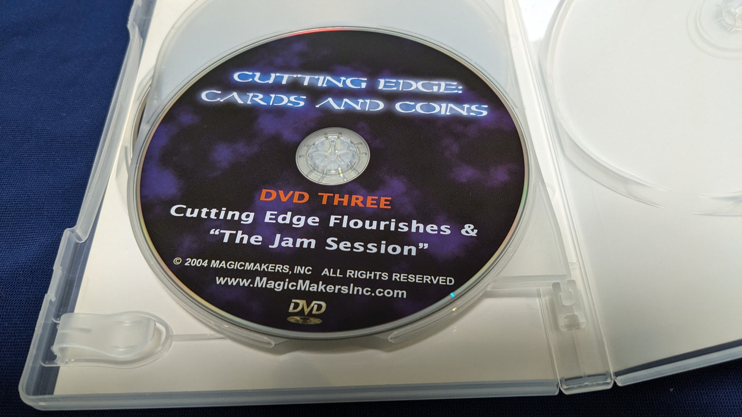 【中古:状態A】Cutting Edge Cards and Coins with Jason Dean and John Born (3 DVDs)